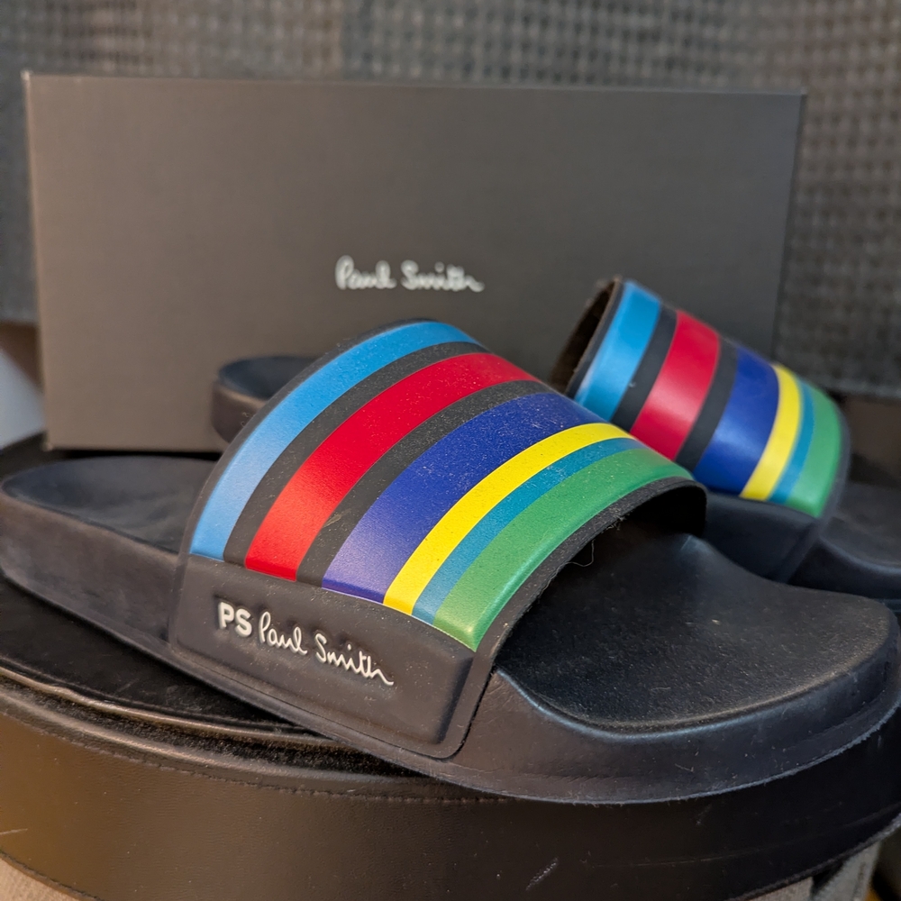 Paul Smith Multicolor Slide Sandals